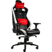 Кресло игровое Noblechairs Epic Series Real Leather Black/Whtite/Red (NBL-RL-EPC-001)
