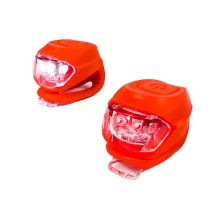 Комплект велофар Good Bike Silicone LED Red (92325Red-IS)