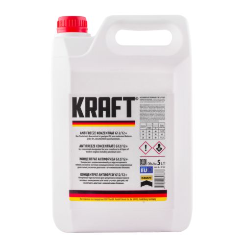 Антифриз KRAFT G12/G12+ (червоний) 5л (KF104)