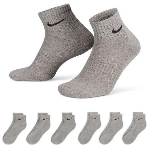 Шкарпетки Nike U NK EVERYDAY CSH ANKL 6PR 132 SX7669-064 38-42 6 пар Сірі (195244786831)