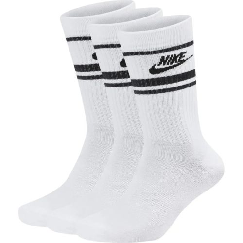 Шкарпетки Nike U NK NSW EVERYDAY ESSENTIAL CR 3PR DX5089-103 38-42 3 пари Білий/Чорний (196148786217)