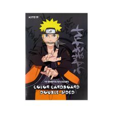 Цветной картон Kite А4 двухсторонний Naruto 10 листов (NR24-255)
