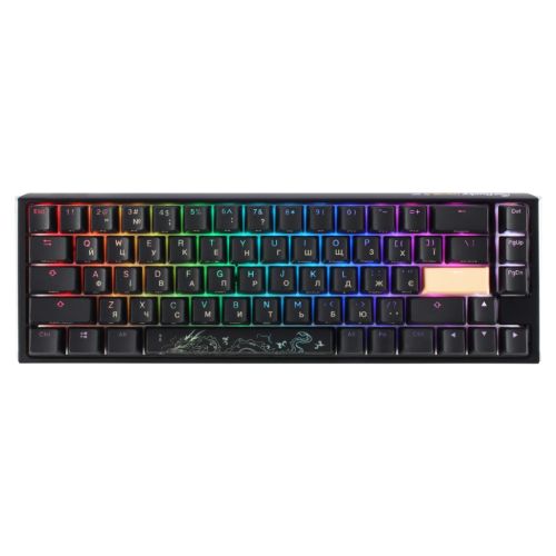 Клавіатура Ducky One 3 SF Cherry MX Red RGB UA USB Black (DKON2167ST-RUAPXCLAWSC1)