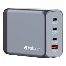 Зарядное устройство Verbatim GaN 200 W 4 ports (2xUSB-C-100 W,USB-C-65 W /USB-A -3.0) (32204) Зарядное устройство Verbatim GaN 200 W 4 ports (2xUSB-C-100 W,USB-C-65 W /USB-A -3.0) (32204)