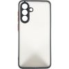 Чехол для мобильного телефона Dengos Samsung Galaxy A36 Matte + glass (Black) (DG-KM-145) - Изображение 1