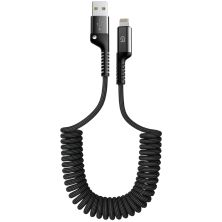 Дата кабель USB 2.0 AM to Lightning 1.0m Spiral 2.4A black Armorstandart (ARM75391) Дата кабель USB 2.0 AM to Lightning 1.0m Spiral 2.4A black Armorstandart (ARM75391)