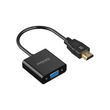 Переходник HDMI to VGA black Promate (prolink-h2v.black)