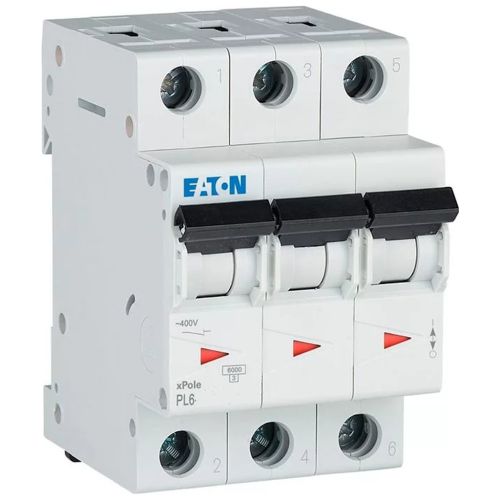 Автоматический выключатель Eaton 3-п. М3 С 63А PL6 6кА