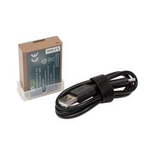 Акумулятор до фото/відео PowerPlant Canon TLP-E10 1020mAh з кабелем Type-C (CB971275) Акумулятор до фото/відео PowerPlant Canon TLP-E10 1020mAh з кабелем Type-C (CB971275)
