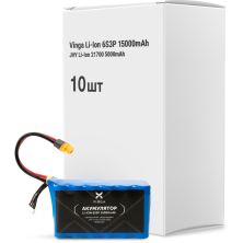 Аккумулятор Vinga Li-Ion 6S3P 15000mAh коробка 10 шт (JHY Li-Ion 21700 5000mAh) (V6S3P-10PCS-15000MAH) Аккумулятор Vinga Li-Ion 6S3P 15000mAh коробка 10 шт (JHY Li-Ion 21700 5000mAh) (V6S3P-10PCS-15000MAH)