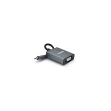 Переходник USB-C M to VGA F 0.1m black VEGGIEG (TV-S/B/19906)