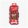 Набор сверл Milwaukee по металлу PACKOUT RedHEX HSS-G TiN, 10шт (4932493865) - Изображение 1