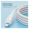 Дата кабель USB 2.0 AM to Lightning 3.0m 3A white Essager (EXCL-CHC02) - Изображение 1
