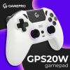Геймпад GamePro із зарядною станцією 2.4G/BT 5.1/USB (Switch/PC/PS/iOS/Android) RGB White (GPS20W) - Зображення 3
