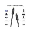 Кабель мультимедійний Optical Toslink 2.0m black Vention (BAEBH) - Зображення 3