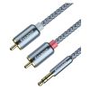 Кабель мультимедійний 3.5mm M to 2xRCA M 3.0m Essager (EYPZJ-MYC0G) - Зображення 3