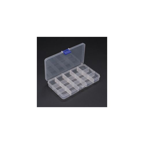 Ящик для инструментов Voltronic органайзер для дрібних деталей 175 х 25 х 100 мм, 15 відділень Q240 (Box-175 х 25 х 100)