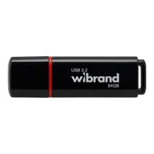 USB флеш накопичувач Wibrand 64GB Scarab Black USB 3.2 (WI3.2/SC64P11B)