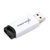 USB флеш накопитель eXceleram 64GB H2 Series White/Black USB 2.0 (EXU2H2W64) - Изображение 1