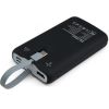 Батарея универсальная Vinga 10000 mAh SuperQC soft touch w/cable 22.5W black (VPB1SQSCBK) - Изображение 2