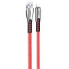 Дата кабель USB 2.0 AM to Lightning 1.0m zinc alloy red ColorWay (CW-CBUL010-RD) - Изображение 1