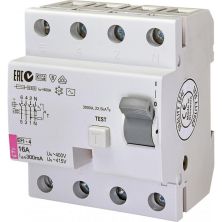 Автоматический выключатель ETI (УЗО) EFI-4 AC 16/0.3 тип AC (10kA)