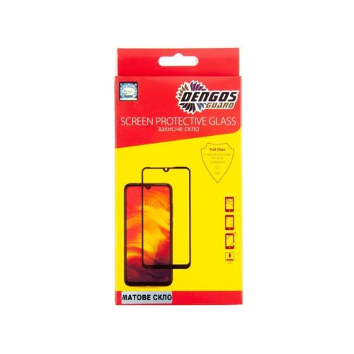 Стекло защитное Dengos Full Glue Matte Samsung Galaxy M21 (TGFG-MATT-16) (TGFG-MATT-16)