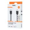 Кабель мультимедийный HDMI to HDMI 3.0m Black Ethernet 4K Hama (00205006) - Изображение 1