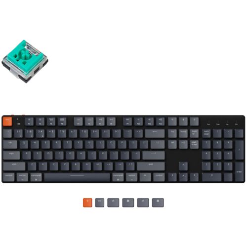 Клавиатура Keychron K5SE 104 Key Optical Mint White Led Hot-Swap Wireless UA Black (K5SED5_KEYCHRON)
