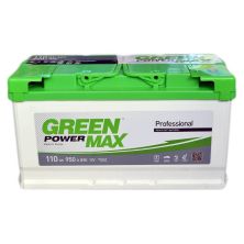 Акумулятор автомобільний GREEN POWER MAX 110Ah (+/-) (950EN) (26189)