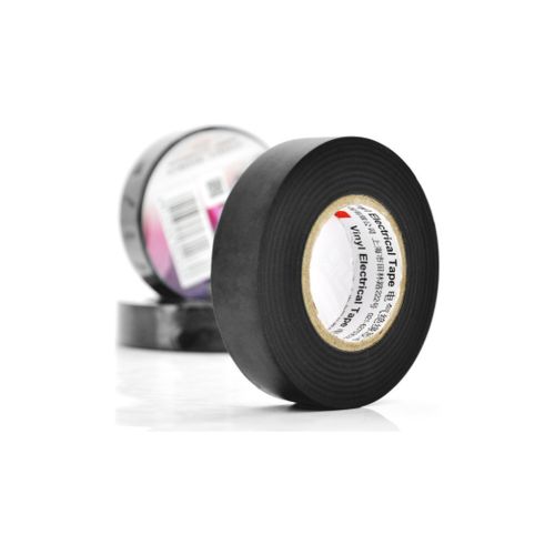 Изоляционная лента 3M 0.13мм x 18мм x 10м Black, от -10°С до +80°С (3M/0,13/18/10-BK)