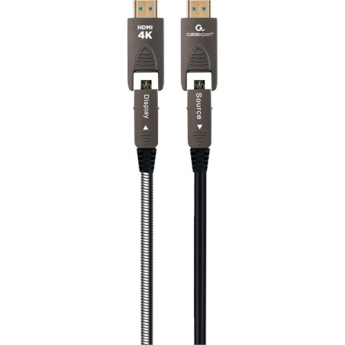 Кабель мультимедійний HDMI to HDMI A/D to A/D 20.0m V.2.0 4K 60Hz Optic (AOC) Cablexpert (CCAP-HDMIDD-AOC-20M)