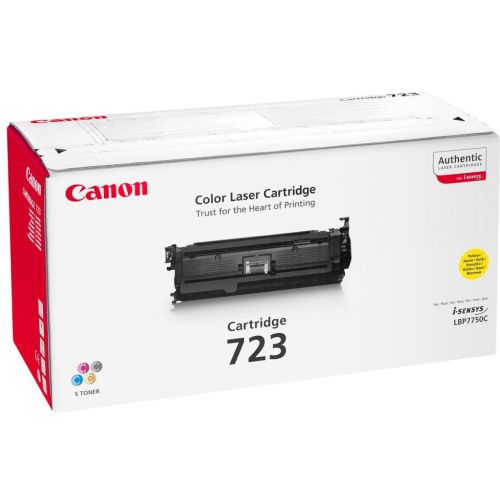 Картридж Canon 723 для LBP7750/LBP7750Cdn yellow (2641B002)