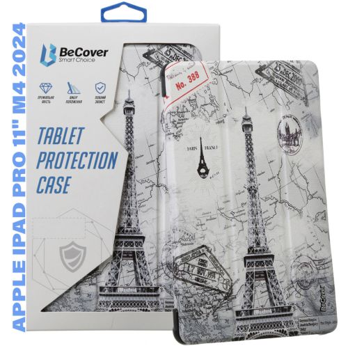 Чехол для планшета BeCover Smart Case Apple iPad Pro 11 M4 2024 Paris (711640)