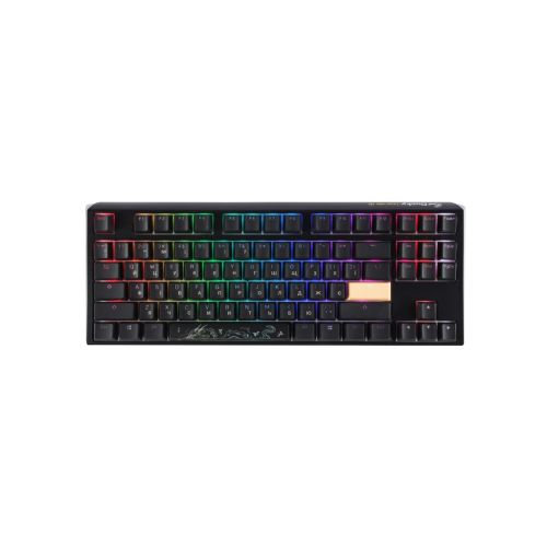 Клавиатура Ducky One 3 TKL Cherry MX Silent Red RGB UA USB Black (DKON2187ST-SUAPXCLAWSC1)