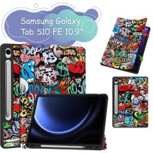 Чохол до планшета BeCover Flexible TPU Mate Samsung Galaxy Tab S10 FE (SM-X520/SM-X526) 10.9 Graffiti (713270)