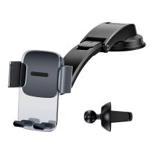 Универсальный автодержатель Baseus Easy Control Clamp Car Mount Holder (A Set) Black (SUYK000001)