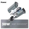 Зарядное устройство Armorstandart USB Type-C PD20W + USB QC 3.0 Grey + cable Lightning (ARM82460) - Изображение 1