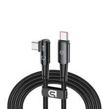 Дата кабель USB-C to USB-C 1.2m 90-degree 100W black Armorstandart (ARM75870) Дата кабель USB-C to USB-C 1.2m 90-degree 100W black Armorstandart (ARM75870)