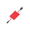 Дата кабель USB 2.0 AM to Lightning 1.0m 2A silicone X21 black+red HOCO (6957531071372) - Зображення 1