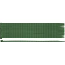 Стяжка Neo Tools 50шт, пластик, 3.6х200мм, зеленая (15-975)