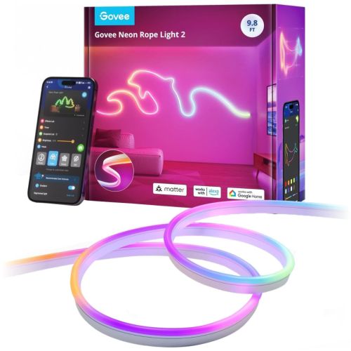 Світлодіодна стрічка Govee H61D3 Neon Rope Light 2, 3.0m, RGBIC, WI-FI/Bluetooth, white (H61D3301)