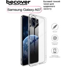 Чехол для мобильного телефона BeCover Silicone Samsung Galaxy A07 SM-A075 Transparent (713686)
