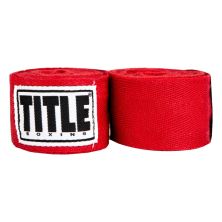 Бинт для спорта Title Boxing Traditional Weave 180 4.5м Red (HW RD)
