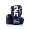 Боксерские перчатки Fairtex BGV1-ONE (натуральна шкіра) Blue 12 унцій (бинти в комплекті) (BGV1-ONE_12oz_Blue) - Изображение 1