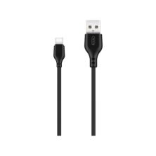 Дата кабель USB 2.0 AM to USB-C 1.0m 2.1A black XO (XO-NB-103-TC-1-BK) Дата кабель USB 2.0 AM to USB-C 1.0m 2.1A black XO (XO-NB-103-TC-1-BK)