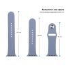 Ремешок для смарт-часов Armorstandart Sport Band (3 Straps) для Apple Watch 49/46/45/44/42 (Series 1-3) Lavender Grey (ARM57870) - Изображение 2