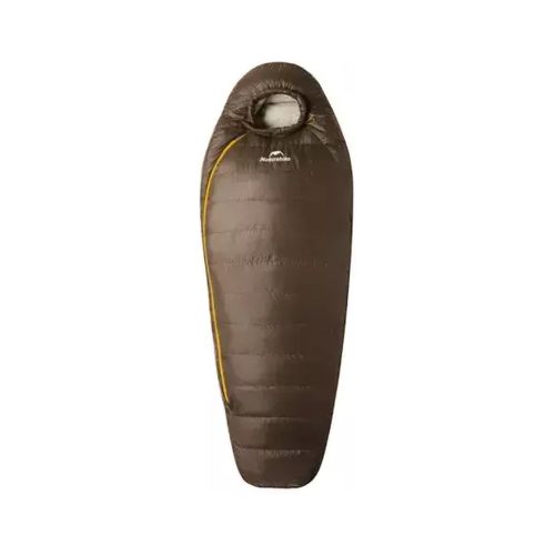Спальный мешок Naturehike з натуральним пухом Snowbird CNK2550WS014, L, темно-коричневий 400 г (6927595784396)