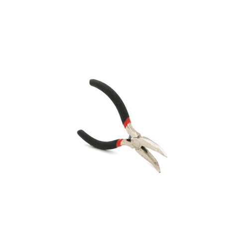 Плоскогубцы Voltronic круглогубцы изогнутые, черные ручки, 125х25мм, 89 гр (YT-Red125x25)