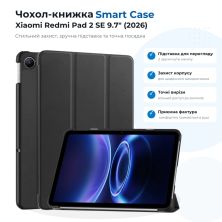 Чехол для планшета BeCover Smart Case Xiaomi Redmi Pad 2 SE 9.7 (2026) Black (715822)